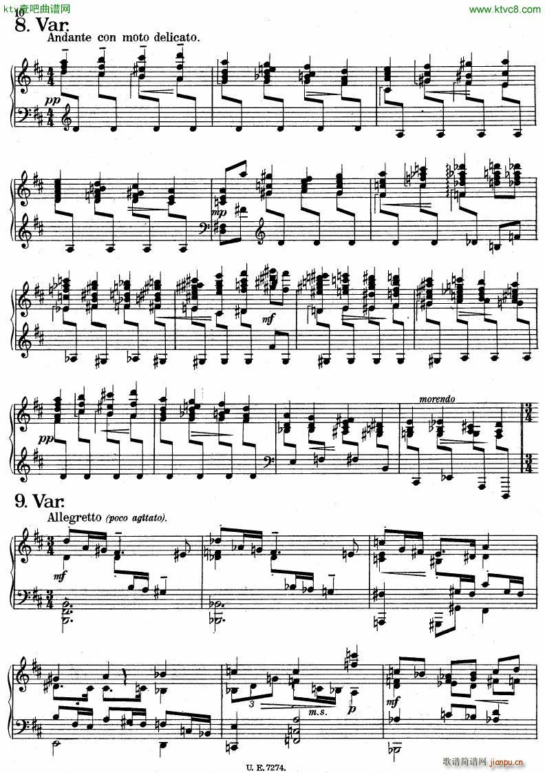 Haba variations on schumann(钢琴谱)8