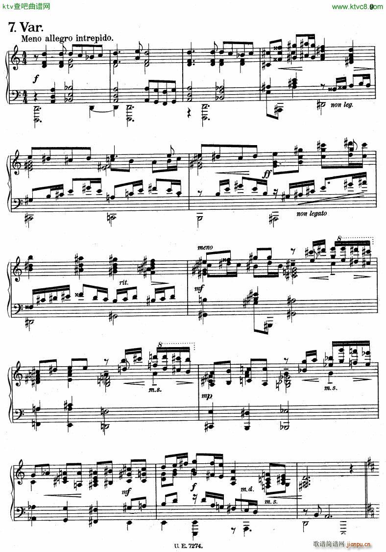 Haba variations on schumann(钢琴谱)7