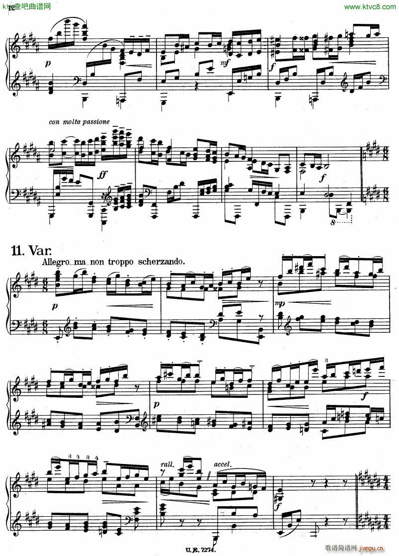 Haba variations on schumann(钢琴谱)10