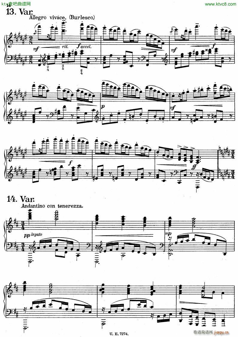 Haba variations on schumann(钢琴谱)12