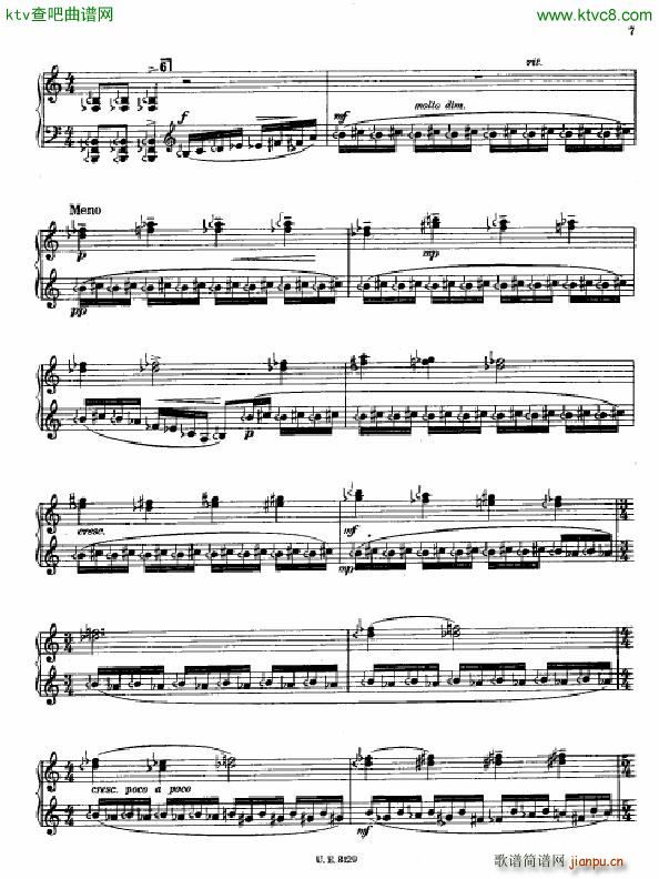 Haba fantasia no 2 im vierteltonsystem op 19(钢琴谱)5