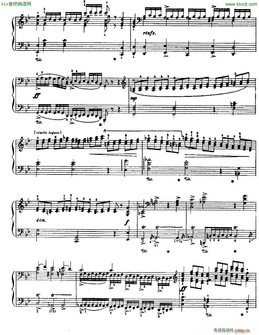 Sarabande Chaconne Handel(钢琴谱)5