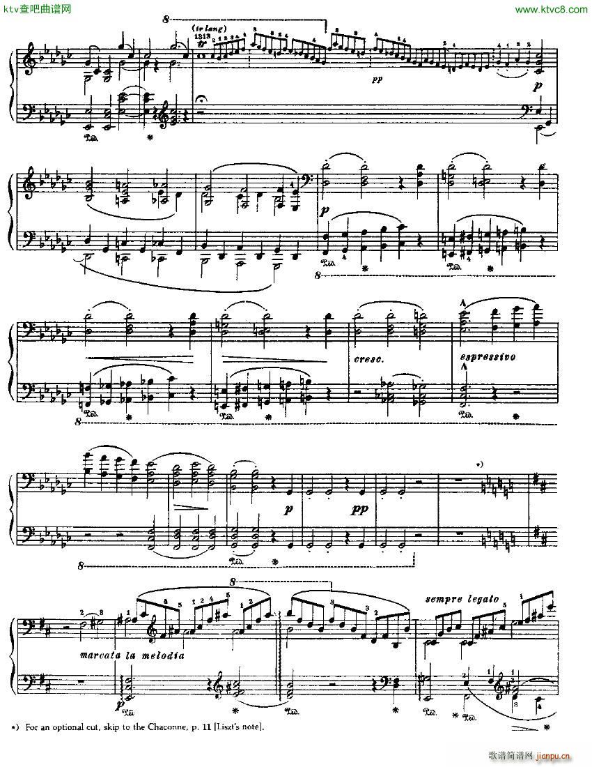 Sarabande Chaconne Handel(钢琴谱)8