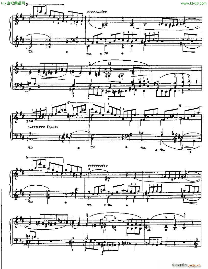 Sarabande Chaconne Handel(钢琴谱)9