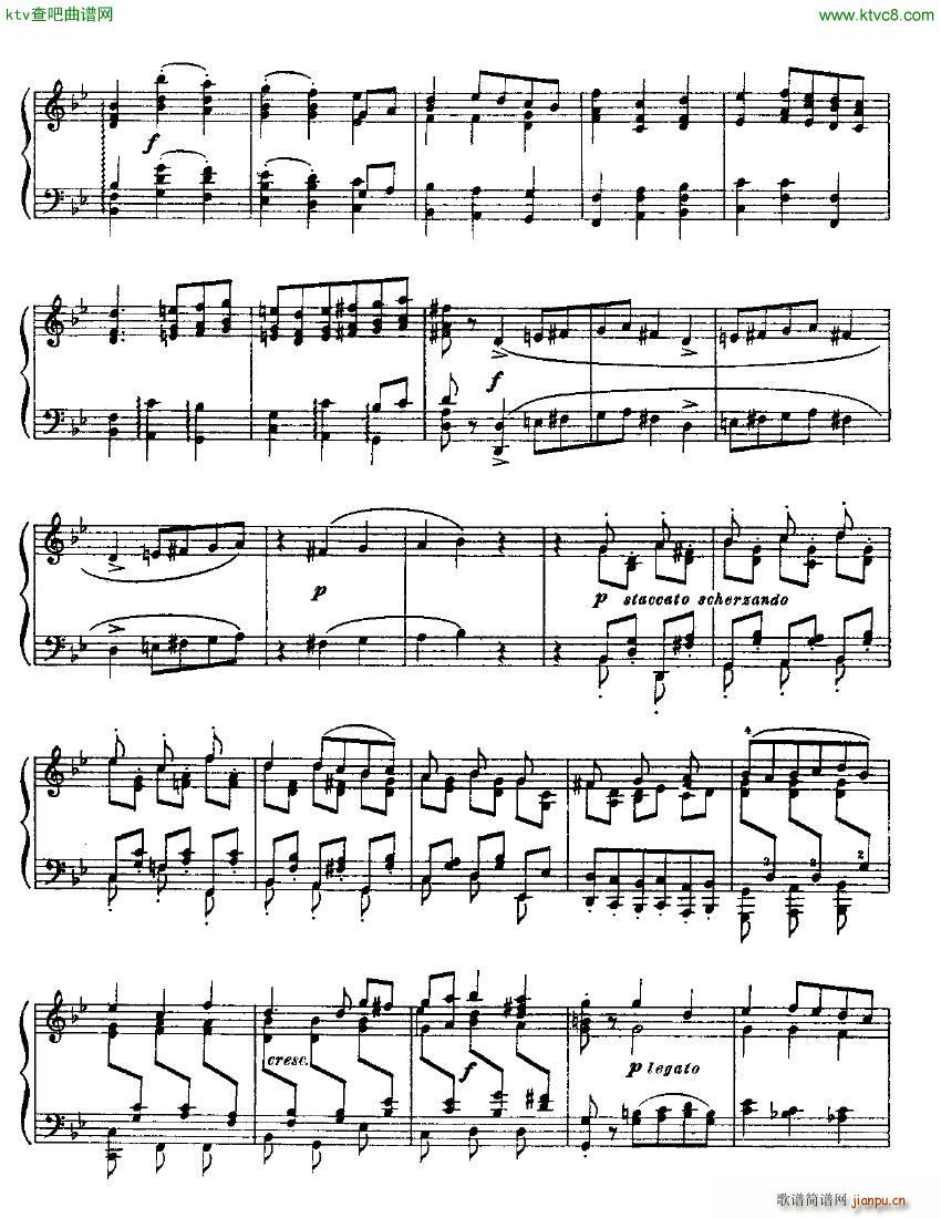 Sarabande Chaconne Handel(钢琴谱)12