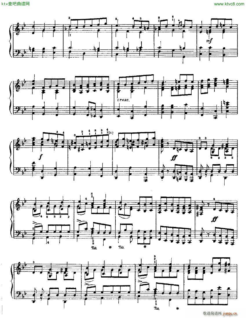 Sarabande Chaconne Handel(钢琴谱)13