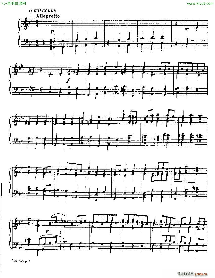 Sarabande Chaconne Handel(钢琴谱)11