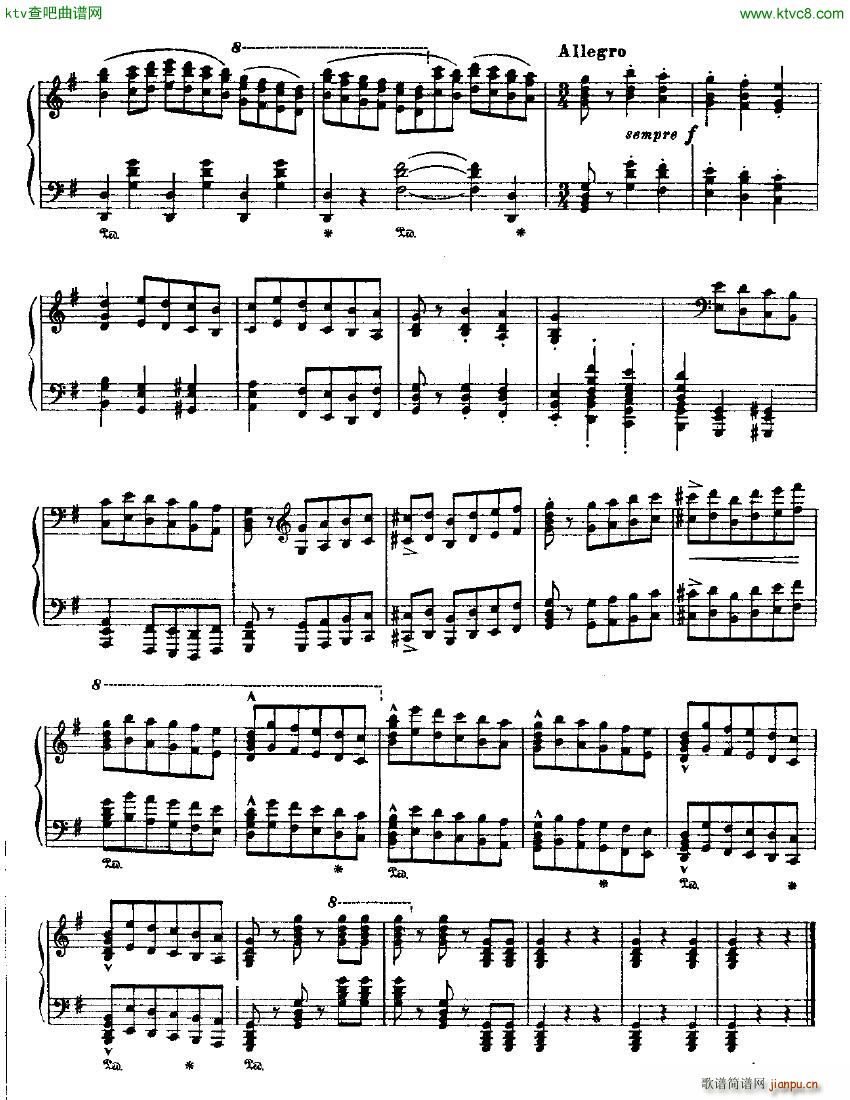 Sarabande Chaconne Handel(钢琴谱)17