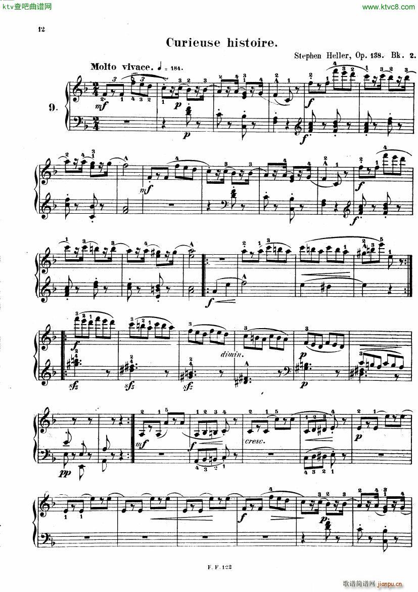Heller Album for The Young Op 138(钢琴谱)11