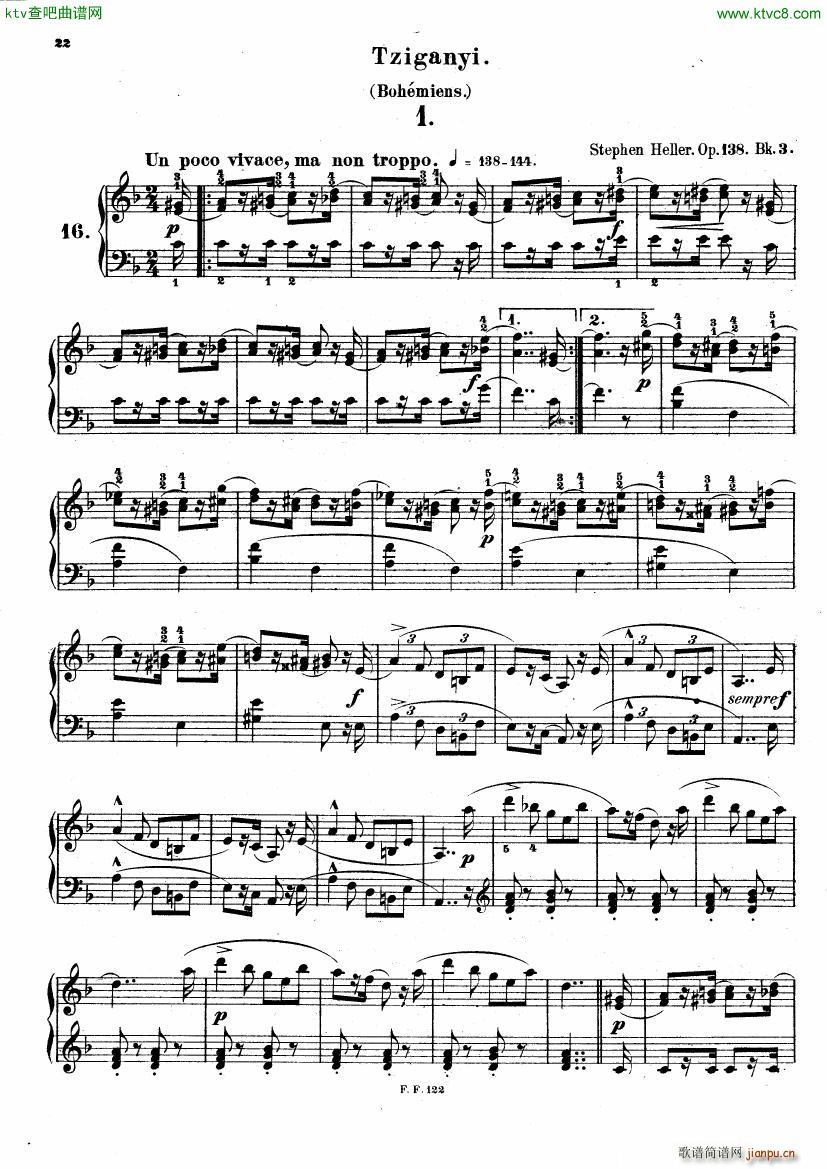 Heller Album for The Young Op 138(钢琴谱)21