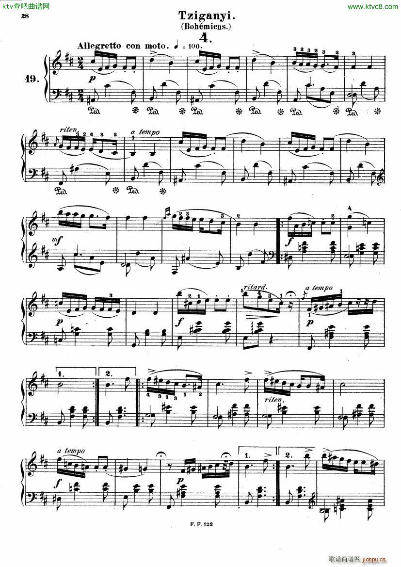 Heller Album for The Young Op 138(钢琴谱)27