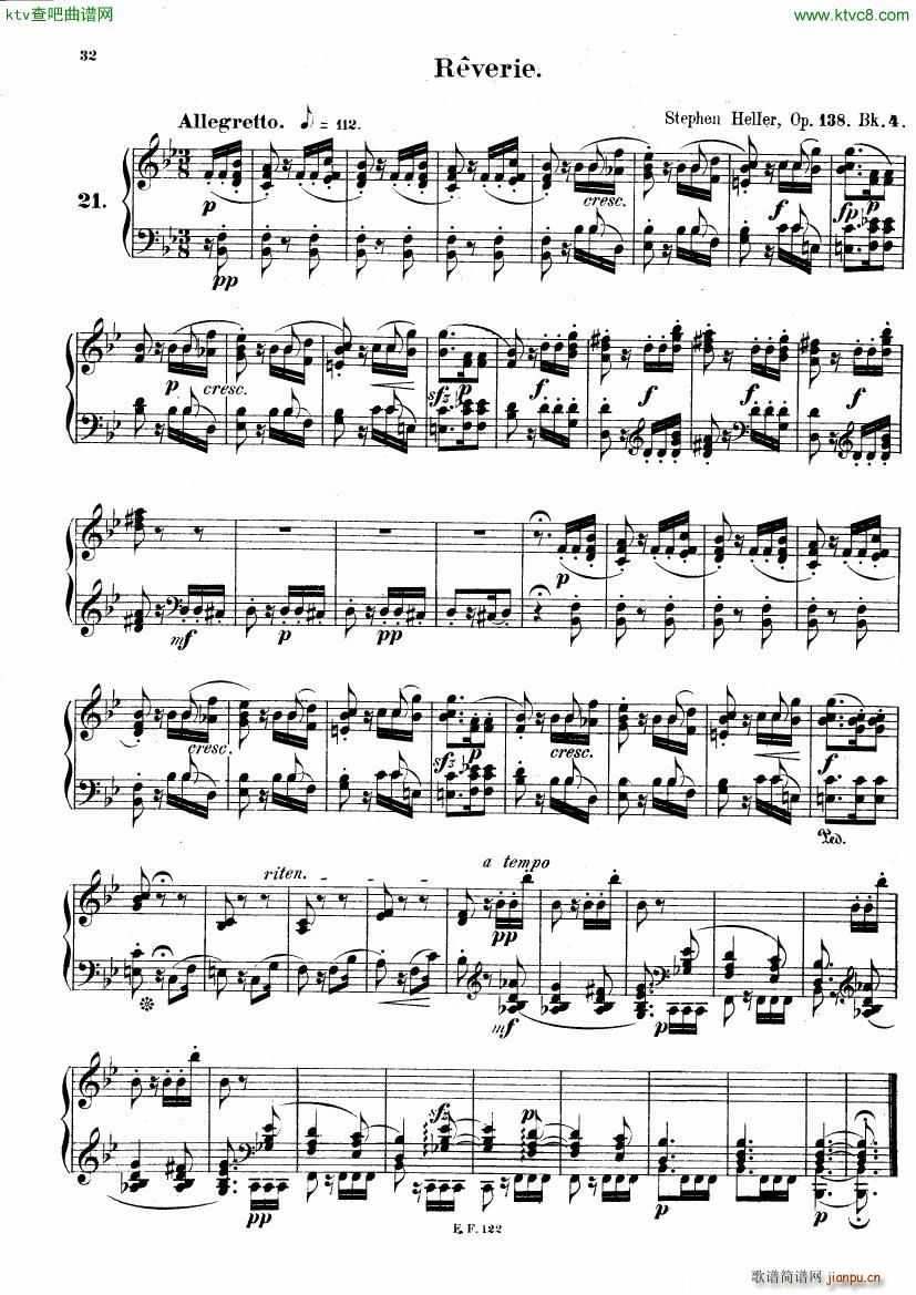 Heller Album for The Young Op 138(钢琴谱)31