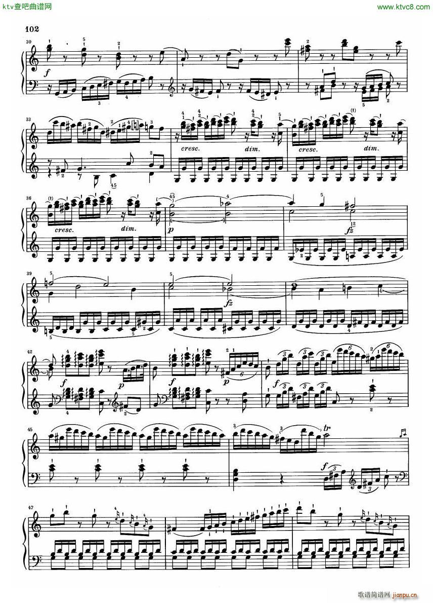 Haydn hob xvi 50sc Sonata60(钢琴谱)3