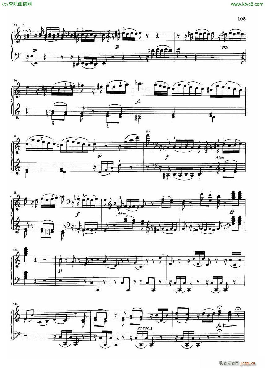 Haydn hob xvi 50sc Sonata60(钢琴谱)6