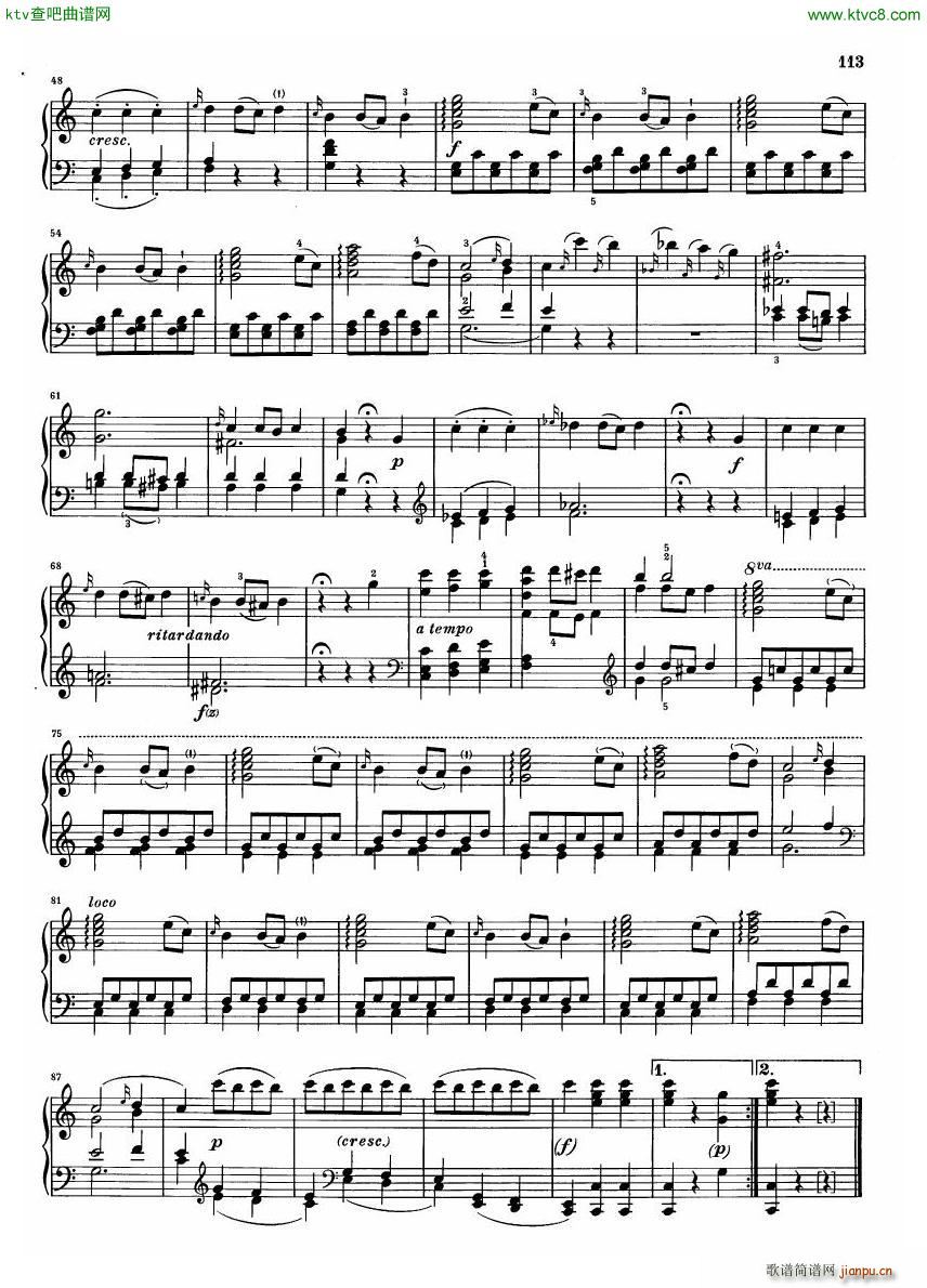 Haydn hob xvi 50sc Sonata60(钢琴谱)14