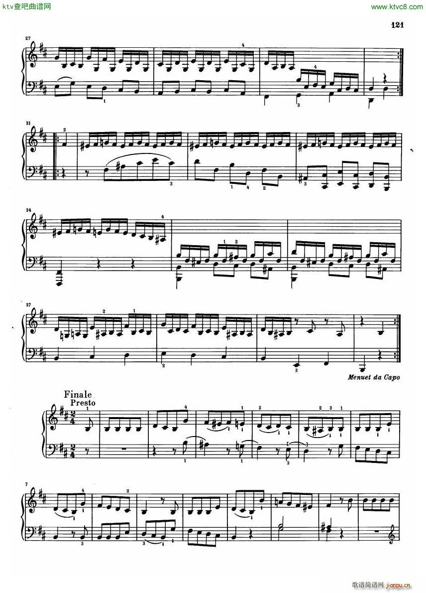 Haydn hob xvi 32sc Sonata47(钢琴谱)6