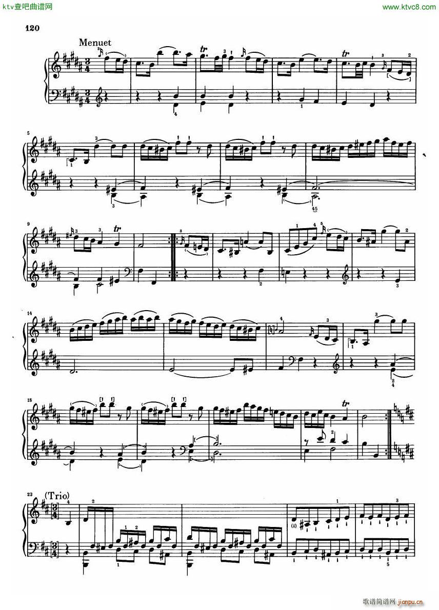 Haydn hob xvi 32sc Sonata47(钢琴谱)5