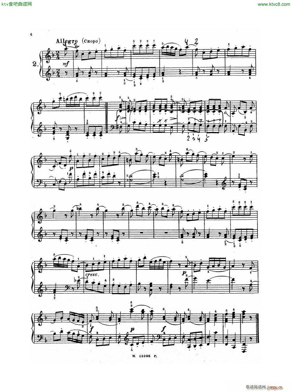 Haydn Twelve Easy Pieces For Piano(钢琴谱)5
