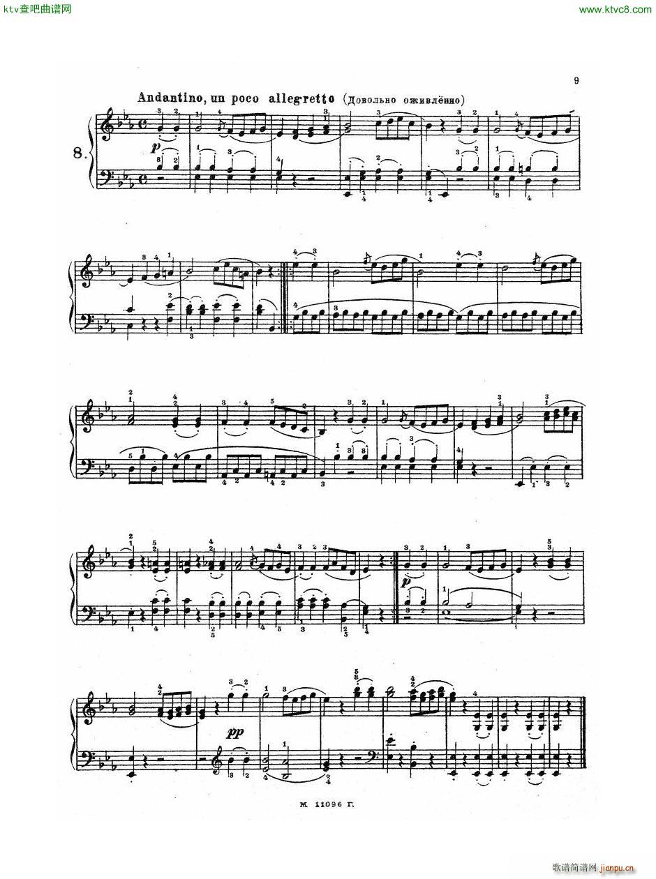 Haydn Twelve Easy Pieces For Piano(钢琴谱)10