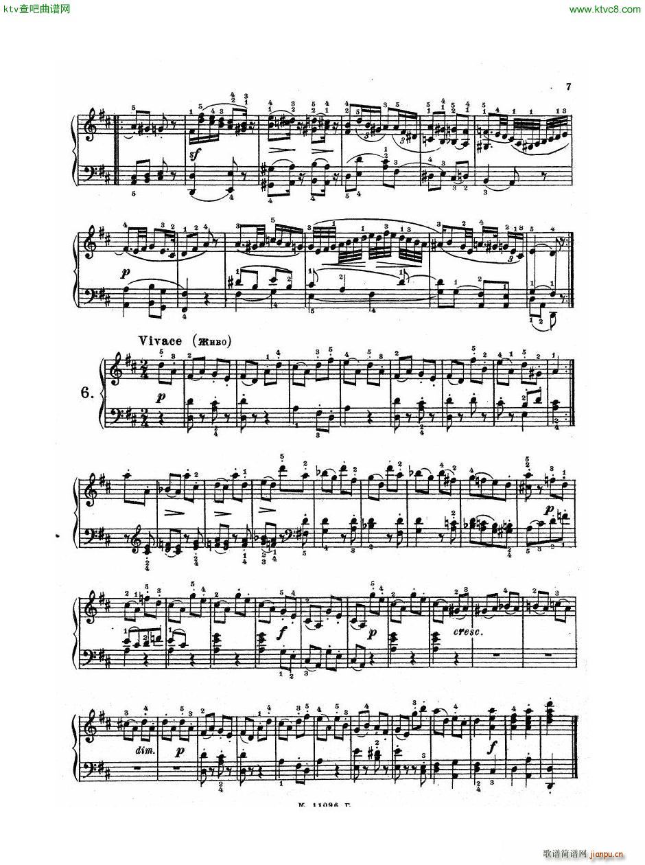 Haydn Twelve Easy Pieces For Piano(钢琴谱)8