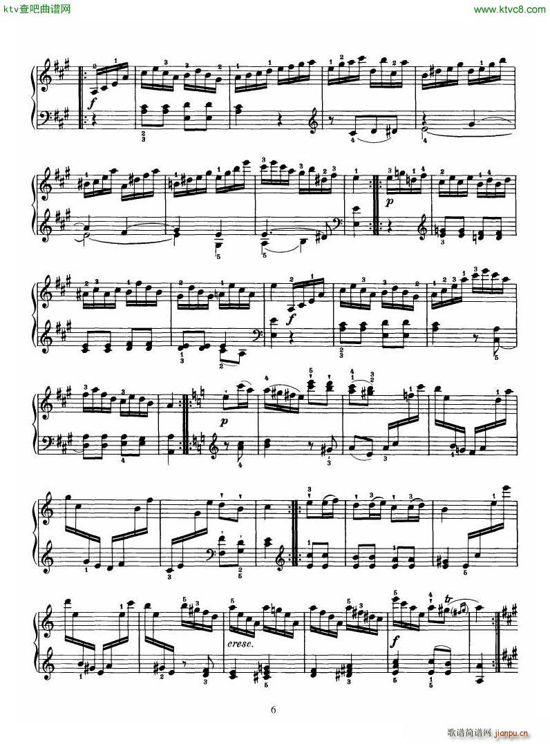 Haydn Piano Sonata No 36 In C(钢琴谱)6