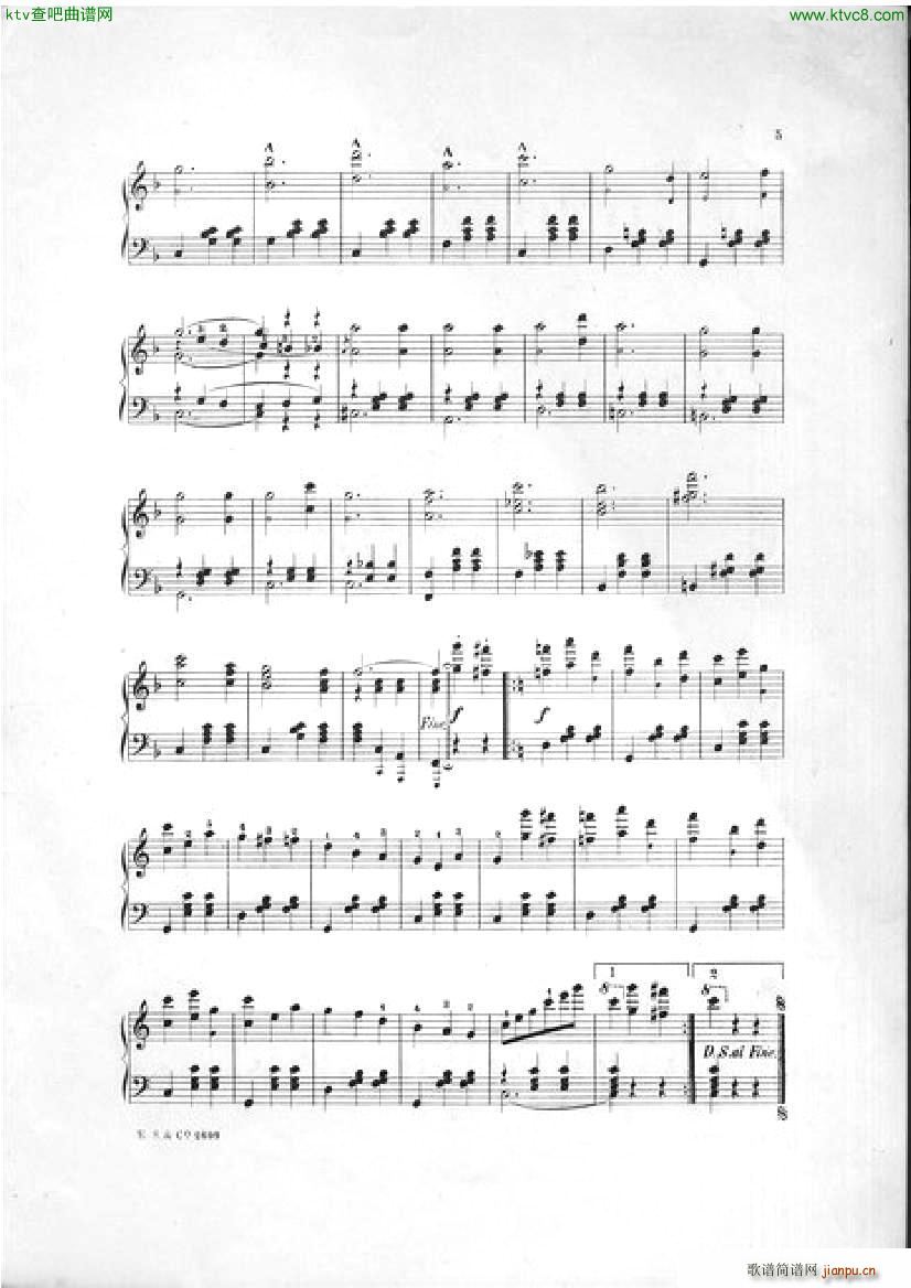 Victor Herbert The Wizard of the Nile Waltzes(钢琴谱)3