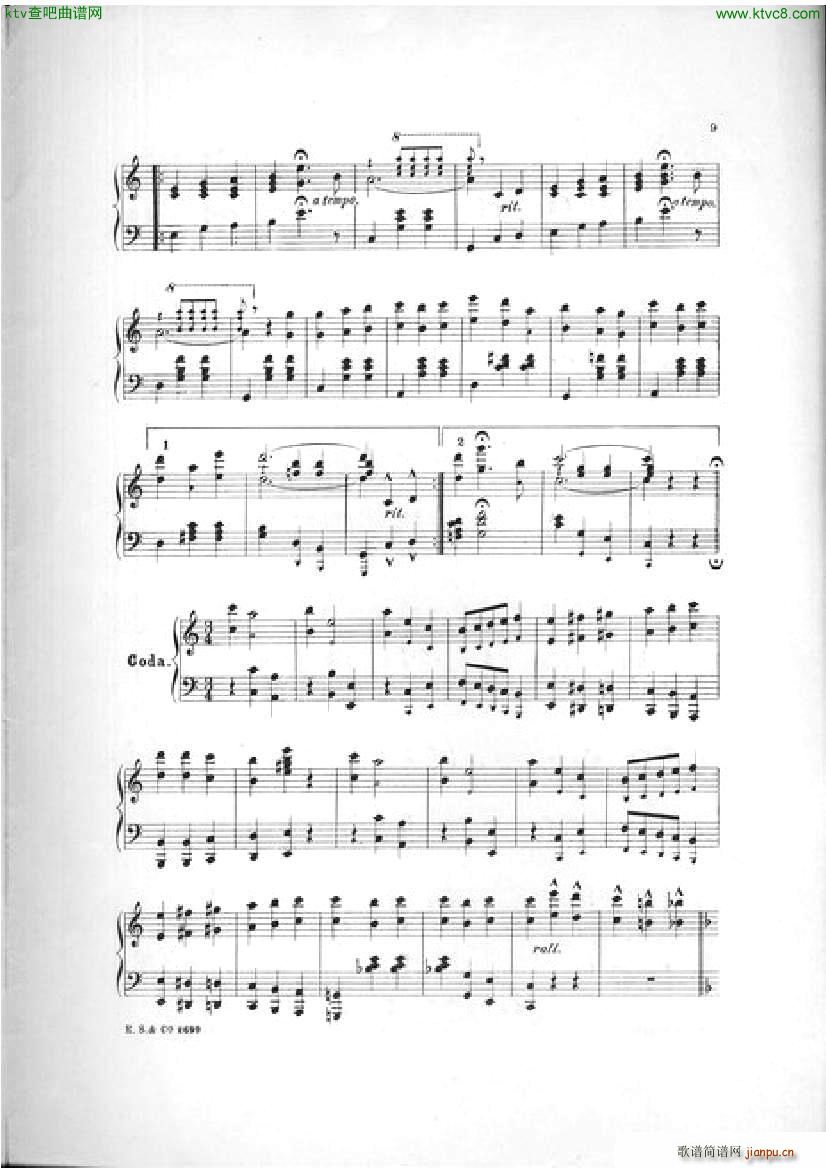 Victor Herbert The Wizard of the Nile Waltzes(钢琴谱)7