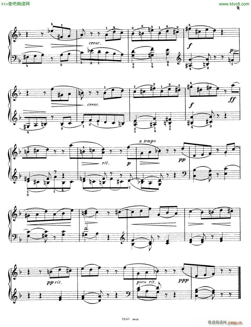 Henriques bilderbuch heft 2(钢琴谱)8