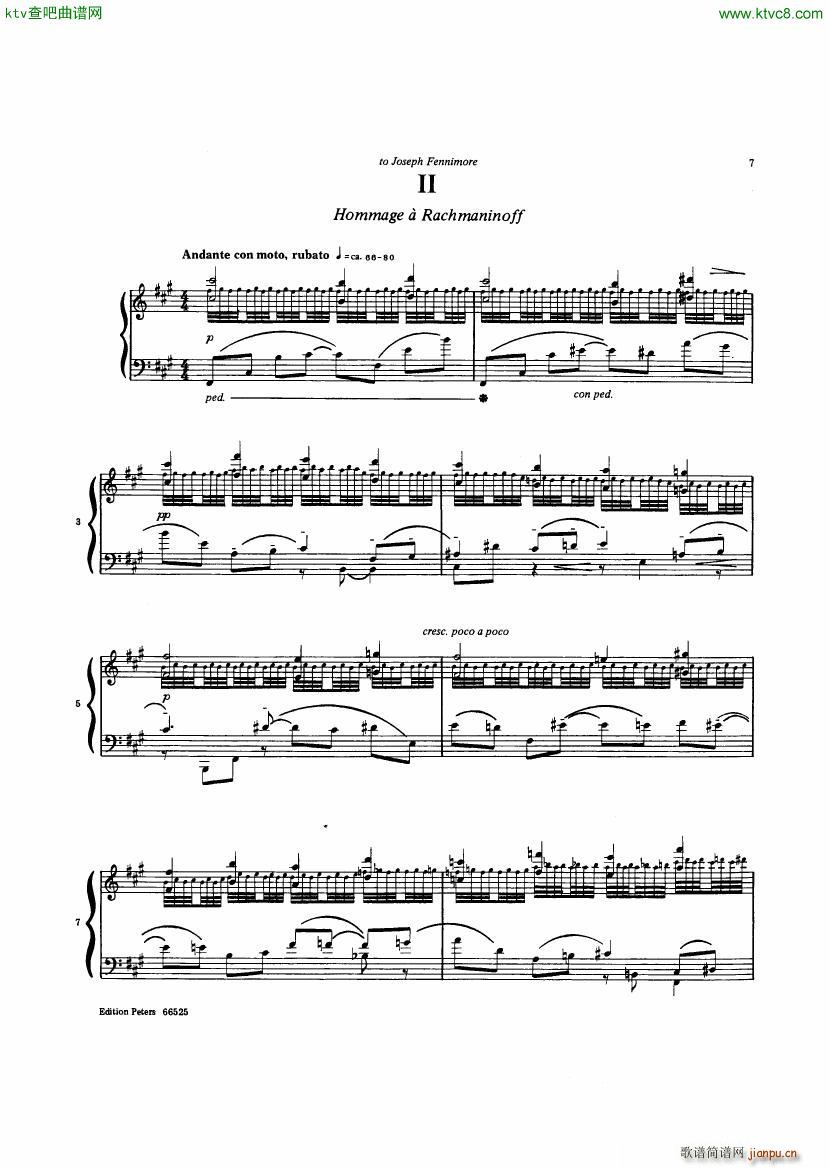 Helps 3 Hommages(钢琴谱)6