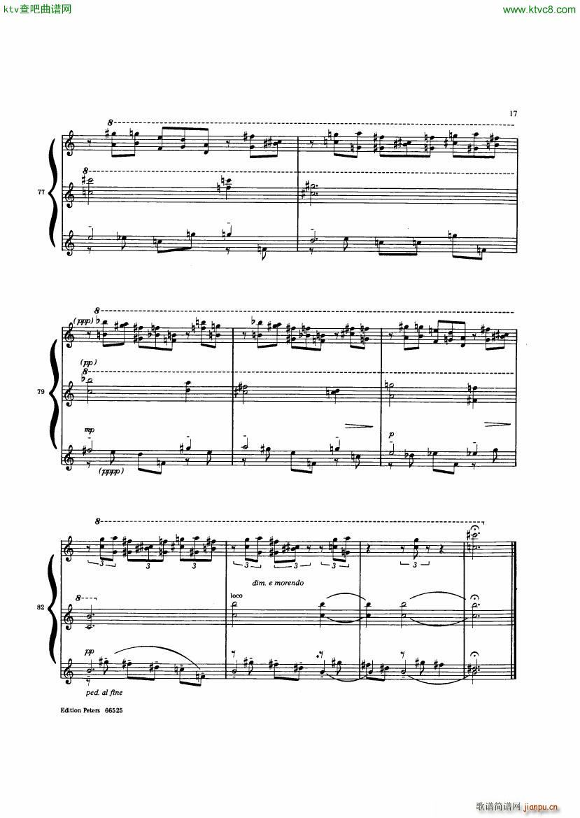 Helps 3 Hommages(钢琴谱)16