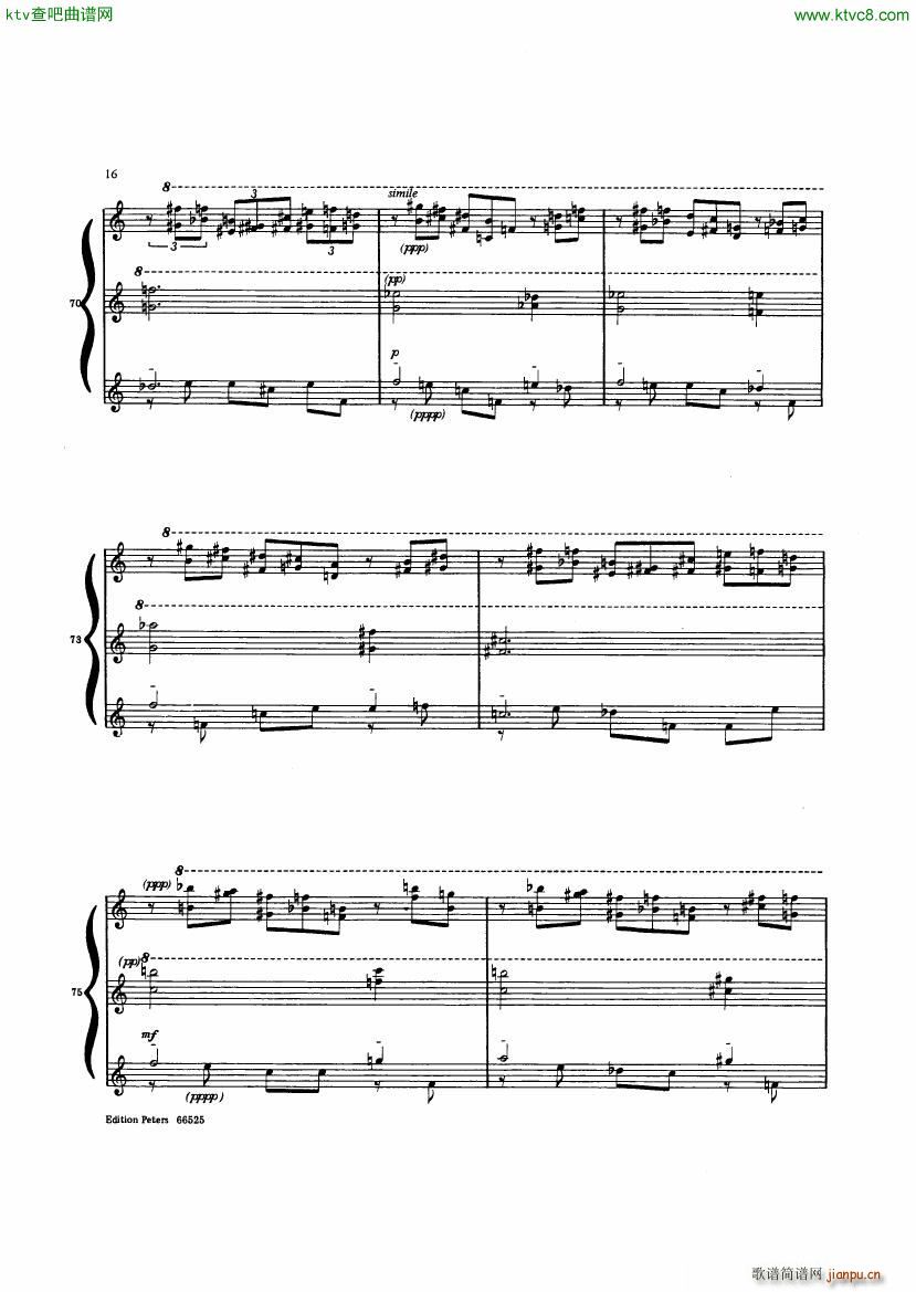 Helps 3 Hommages(钢琴谱)15