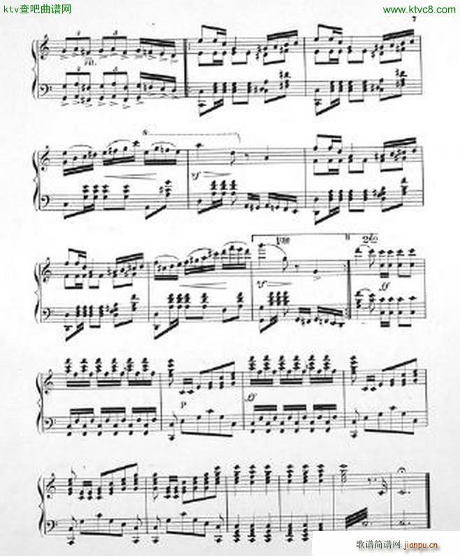 Hofmann Polonaise Americaine(钢琴谱)6