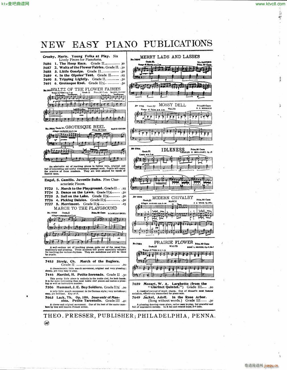 Hofmann Humoreske op 59(钢琴谱)3