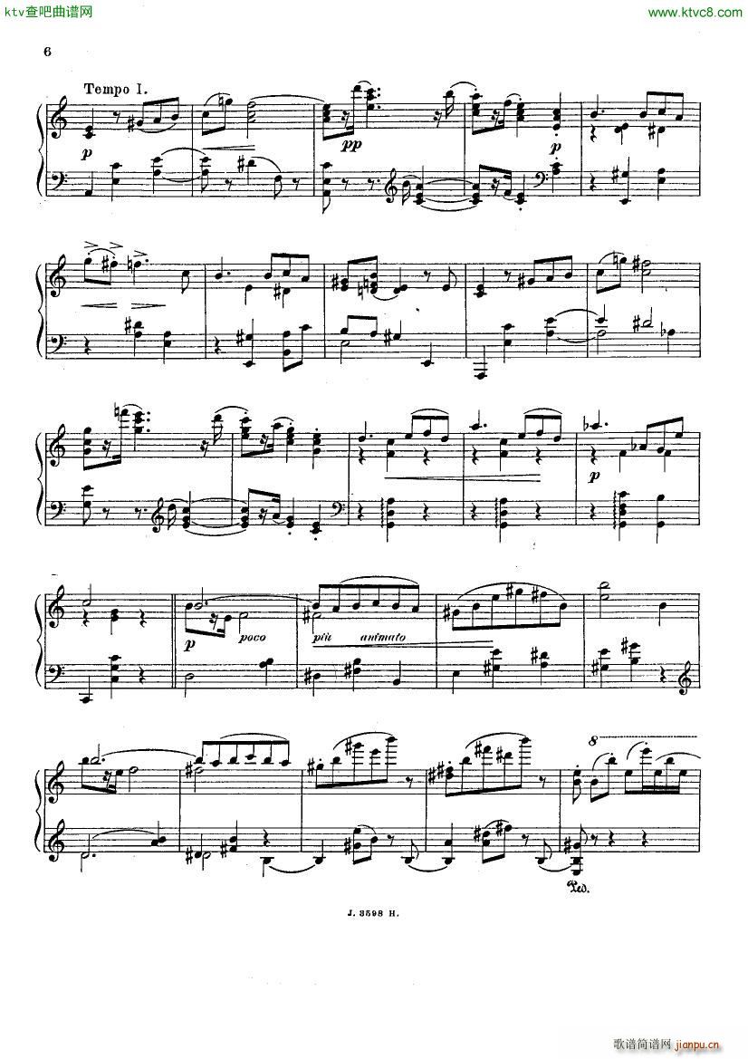 hofman mazurka(钢琴谱)5