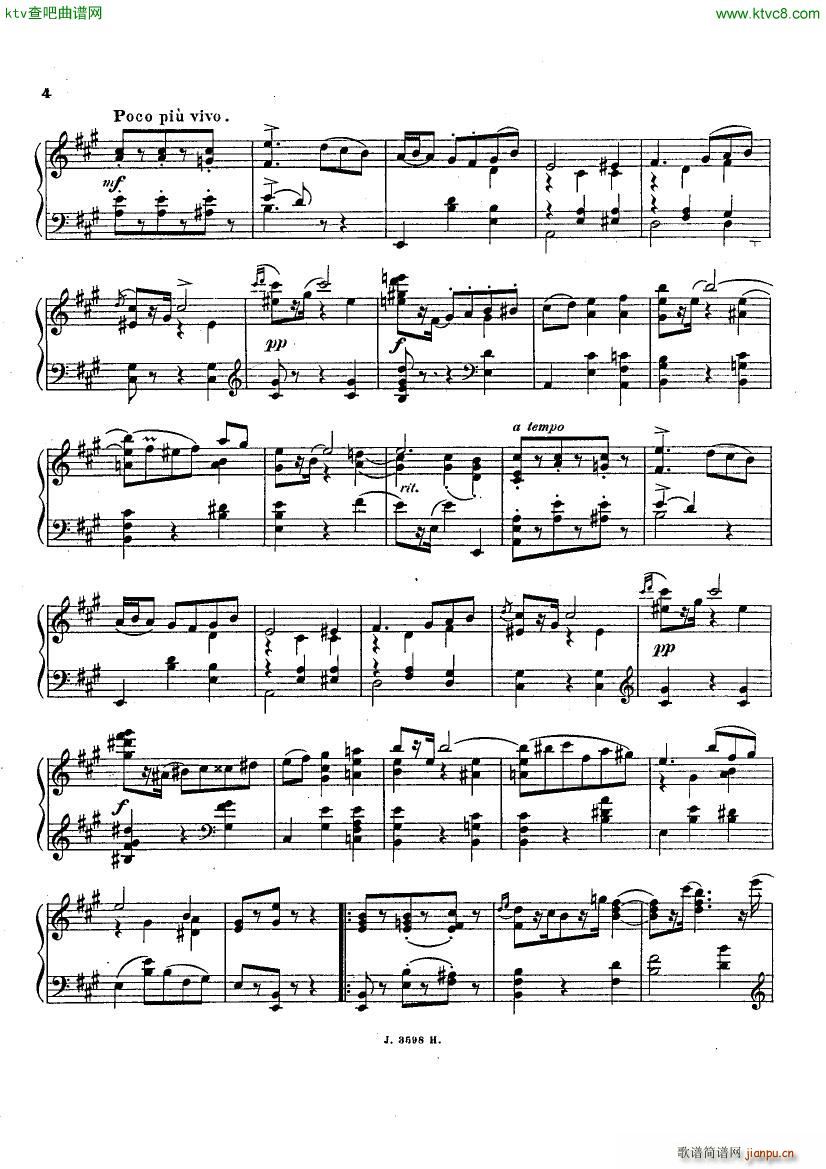 hofman mazurka(钢琴谱)3