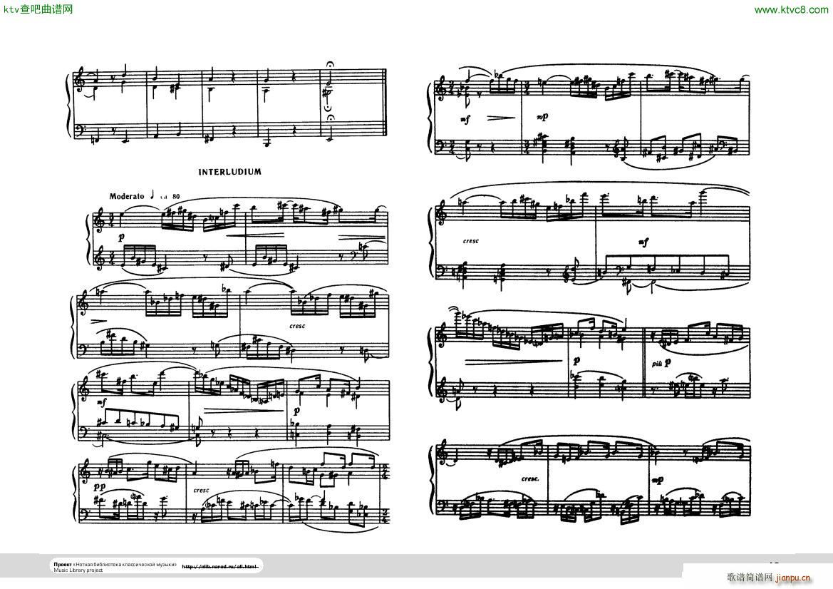 Hindemith Ludus tonalis 1(钢琴谱)19
