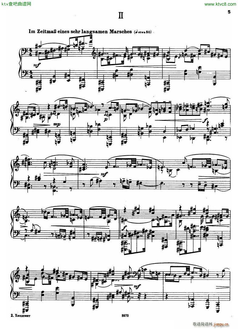 Hindemith Sonata No 1(钢琴谱)3