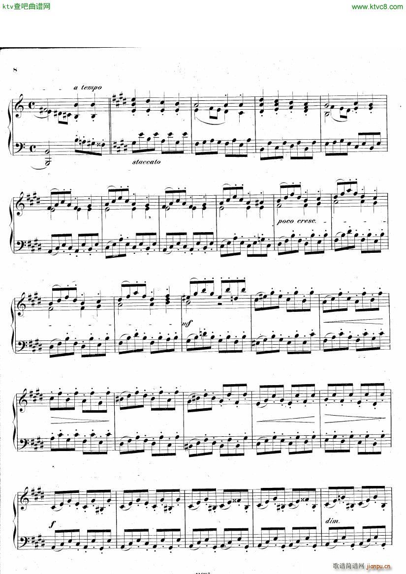 hiller 115 gavotte sarabande courante(钢琴谱)6