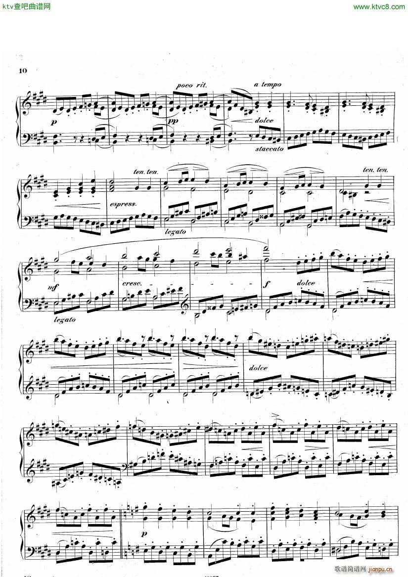 hiller 115 gavotte sarabande courante(钢琴谱)8