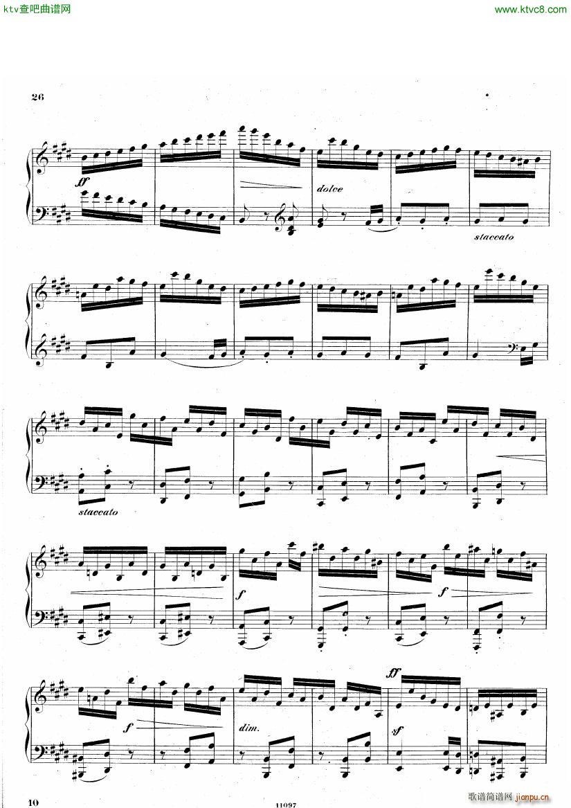 hiller 115 gavotte sarabande courante(钢琴谱)24