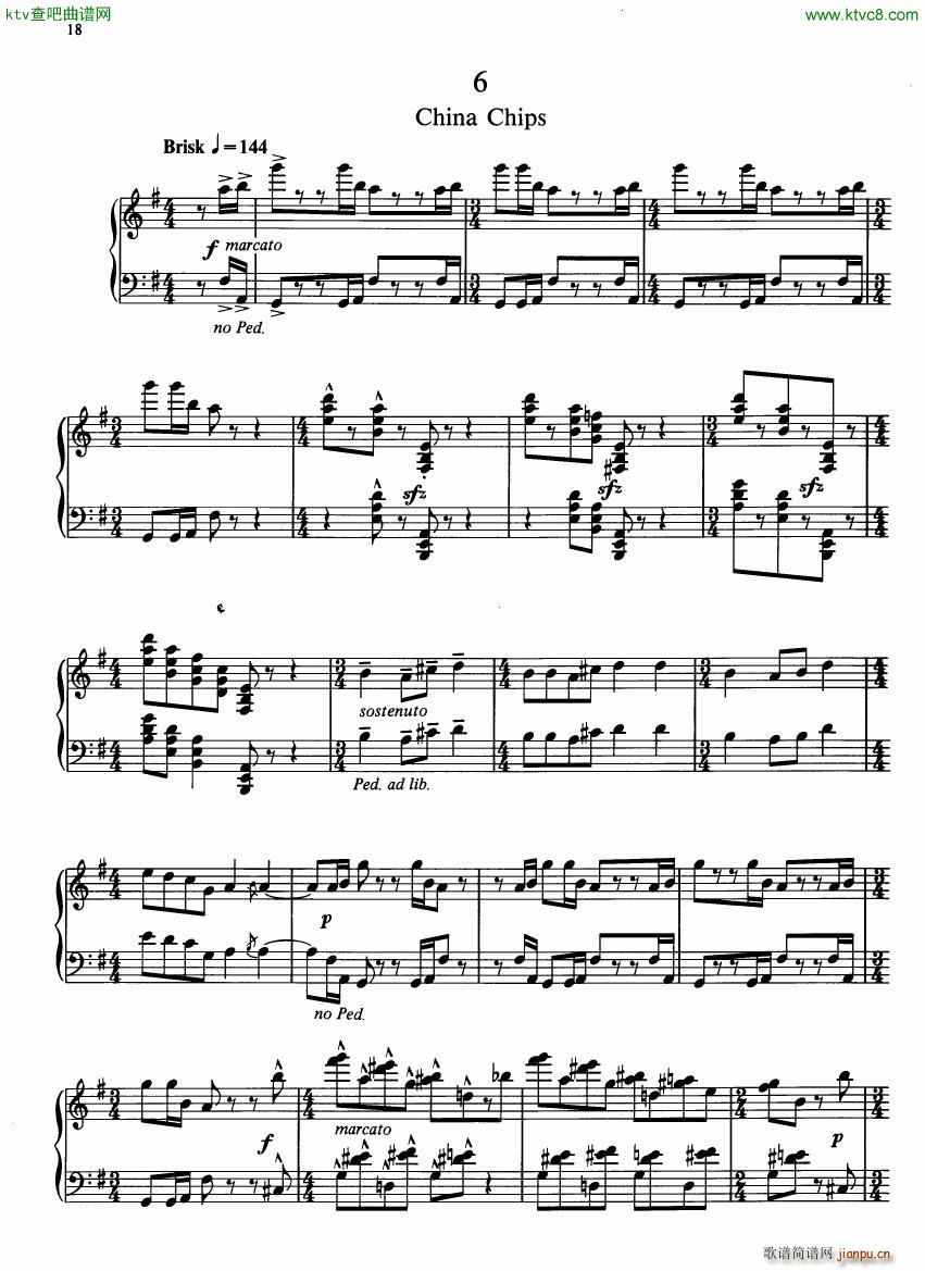 Gould Pieces of China(钢琴谱)16