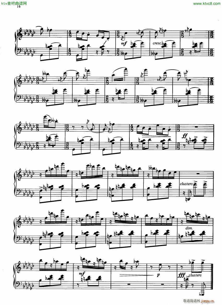 Gould Pieces of China(钢琴谱)14