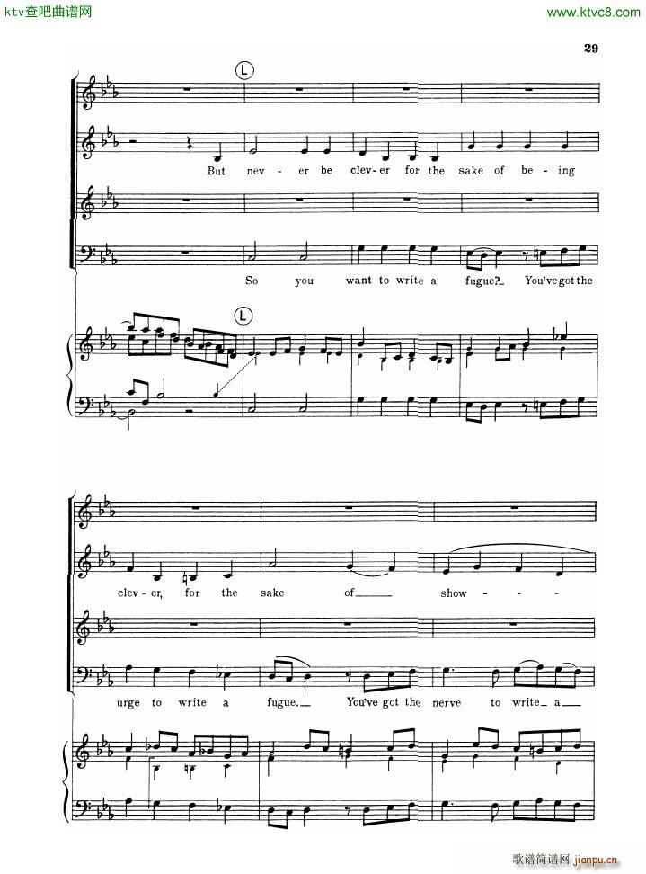 Gould Glenn So you want to write a fugue(钢琴谱)27