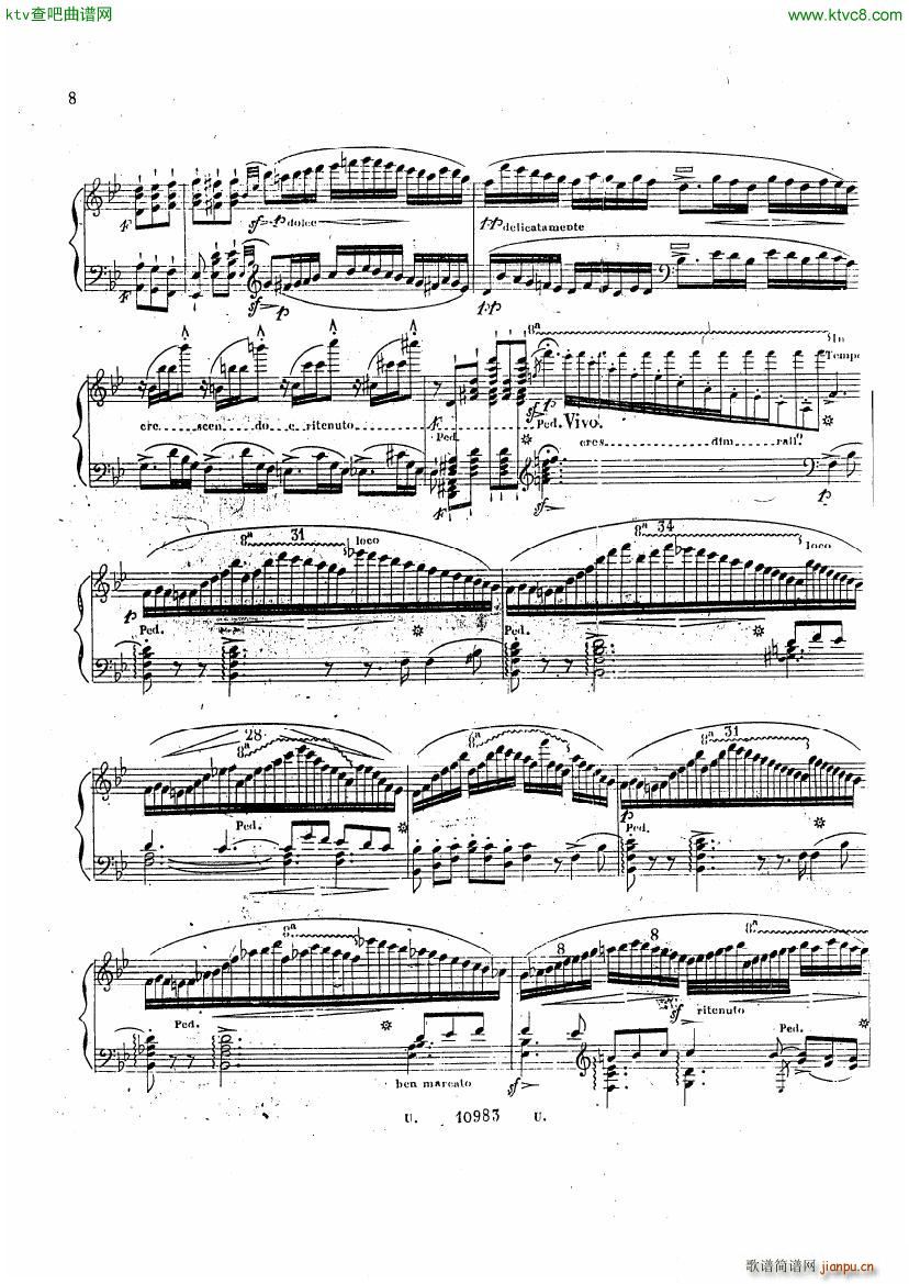 herz sonnambula(钢琴谱)8