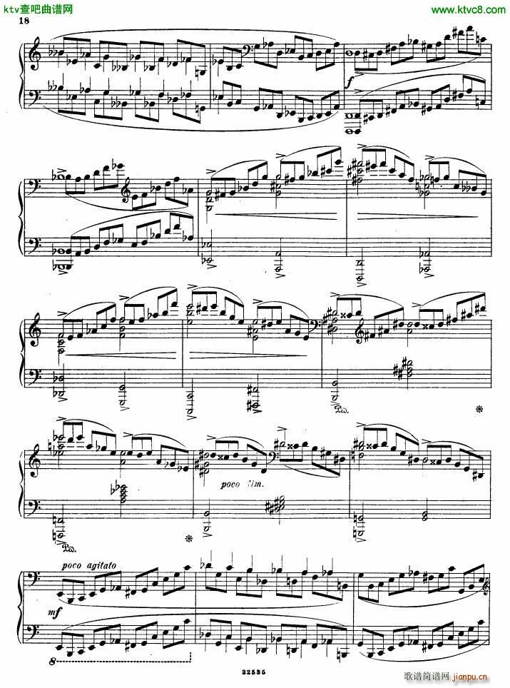 Gliere 25 Preludes op30 Book5(钢琴谱)16