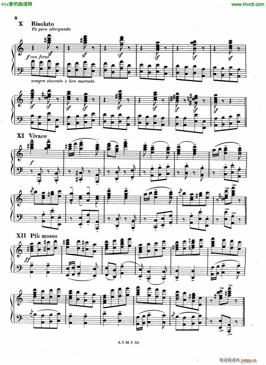 GLIERE SWARSENKI Danza de los marineros rusos op70(钢琴谱)6