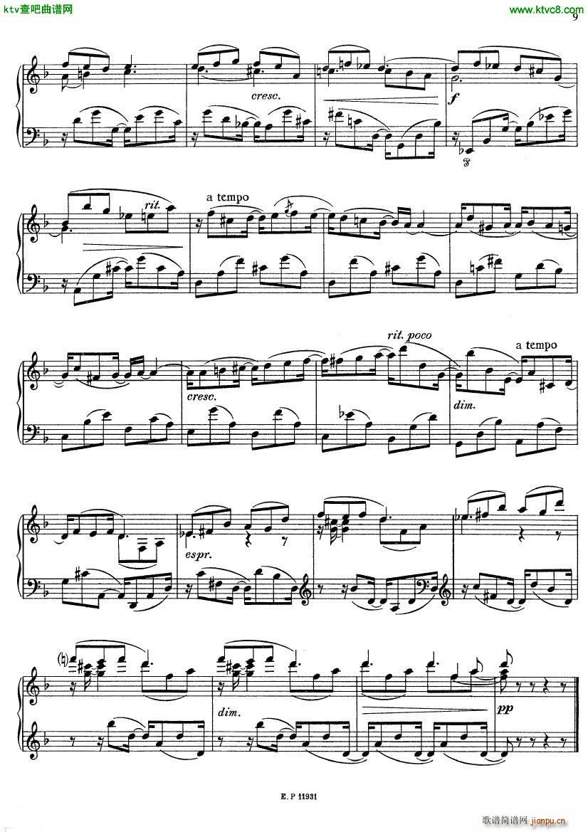 Glière Zw lf Kinderstücke Op 31(钢琴谱)8