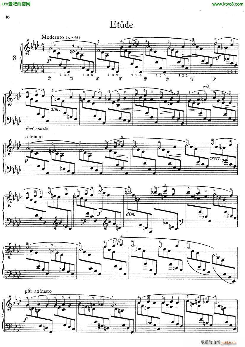 Glière Zw lf Kinderstücke Op 31(钢琴谱)15