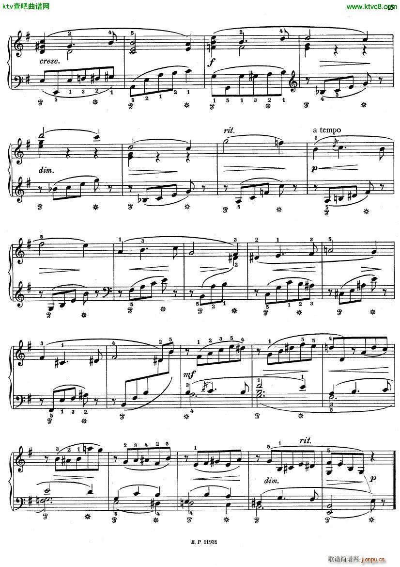 Glière Zw lf Kinderstücke Op 31(钢琴谱)14