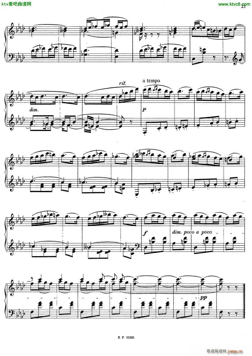 Glière Zw lf Kinderstücke Op 31(钢琴谱)20